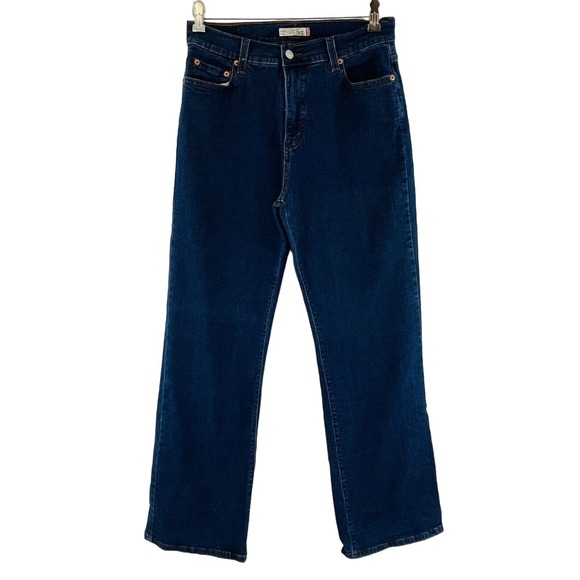 Womens 12 Levis 512 Perfectly Slimming Boot Cut High Rise Medium Wash 32" Inseam - Picture 1 of 8